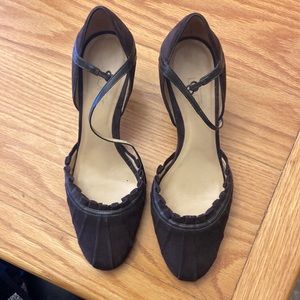 Ann Taylor Loft Suede Pumps